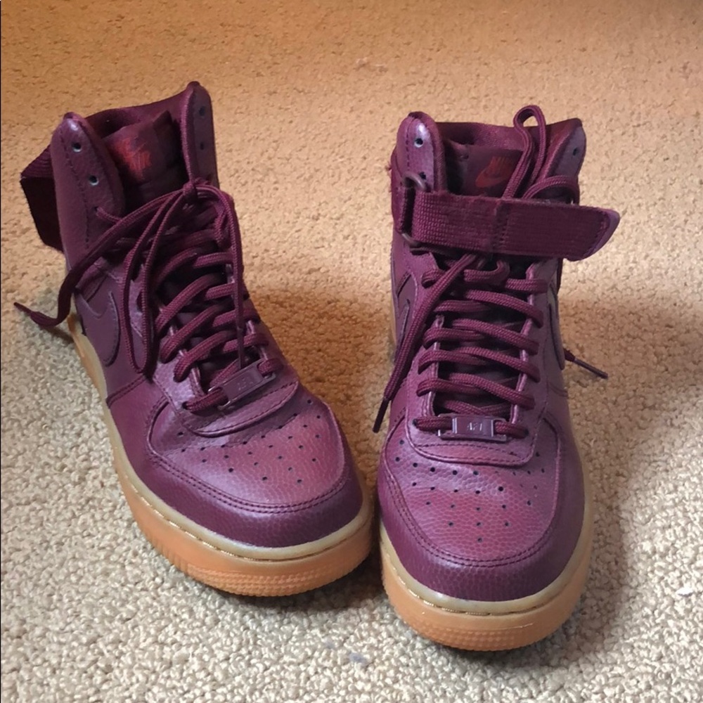 nike air force ones (high tops)